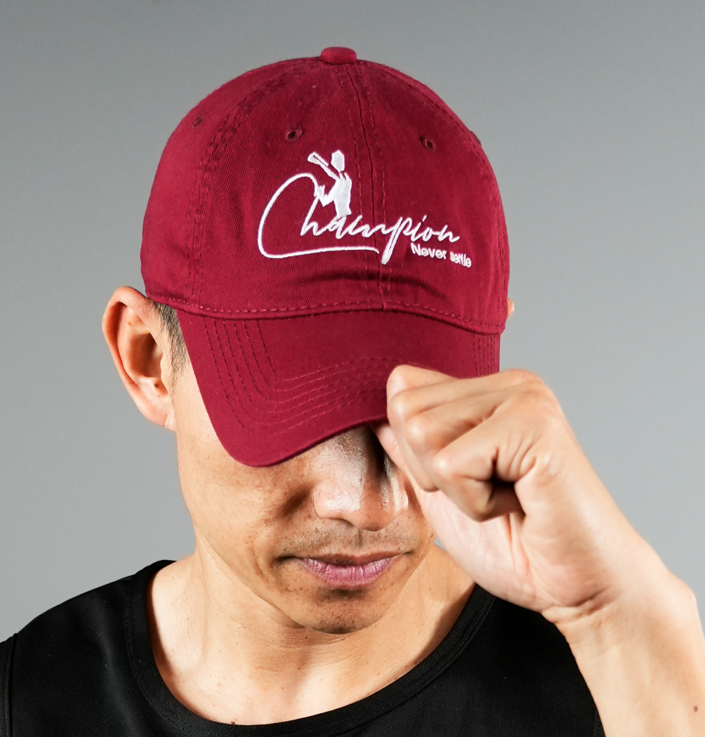 "Champion Never Settle" Cap